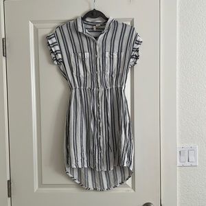 Striped mini dress
